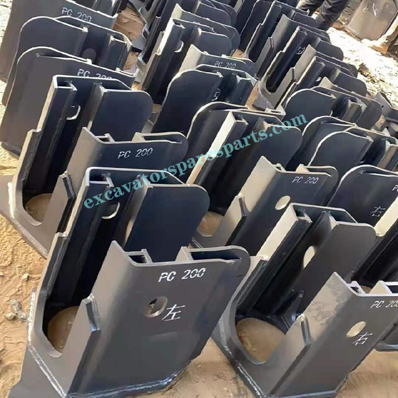 Peças da estrutura da forquilha dianteira E320 PC200 PC360 E307 DH55 da roda do guia da máquina escavadora para a máquina escavadora